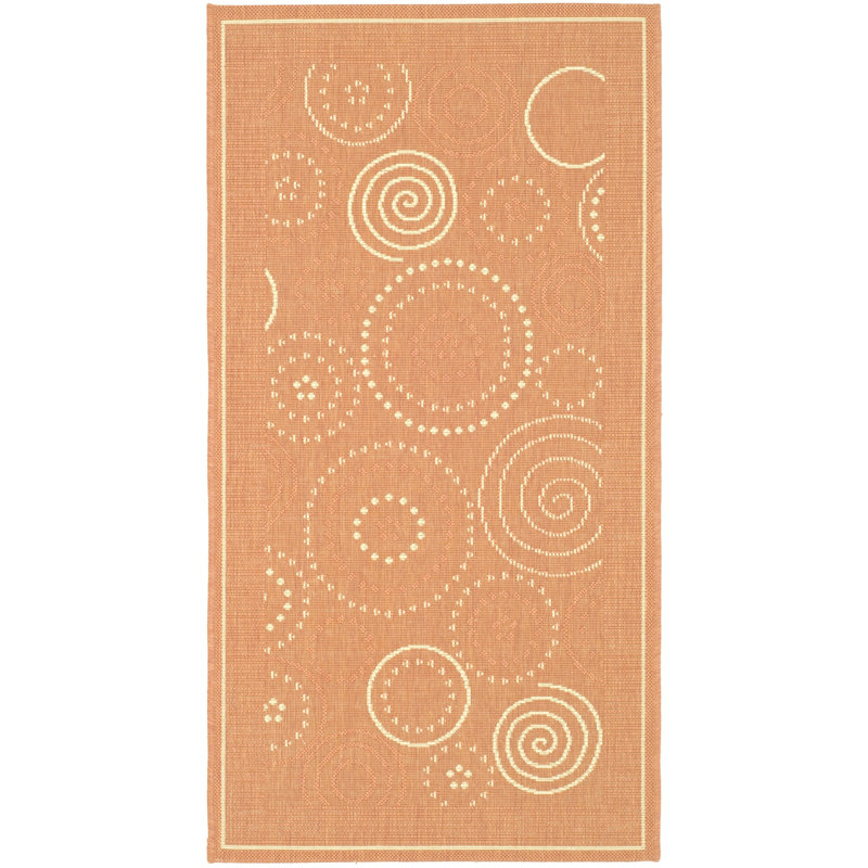 Tapis d'intérieur / extérieur à motif géométrique Herefordshire Performance, 2 pi x 3 pi 7 po
