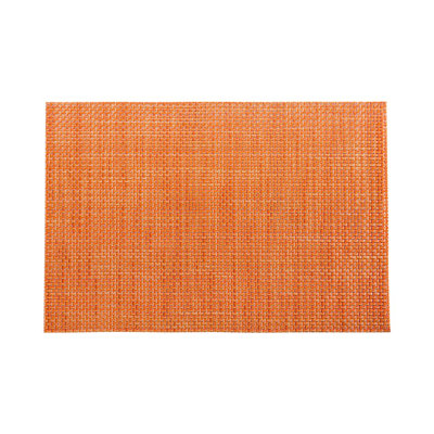 Ensemble de napperons en plastique 16 x 12 pouces, ensemble de 6 napperons d'extérieur en tissu natté résistant à la chaleur, sans tache et résistant à la papaye, imperméable et facile à nettoyer