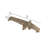 Elizer 1 Piece Metal Accent Shelf