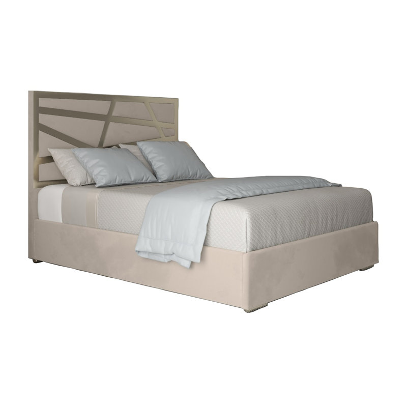 Anatolie Upholstered Bed, Single (3'), Beige