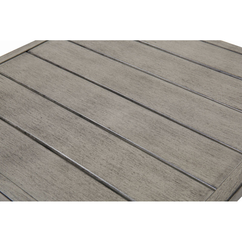 Table de salle à manger d'extérieur pliable résistante aux intempéries Dravik pour 6 à 8 personnes