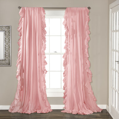 Reyna Semi Sheer Curtain Single Panel
