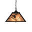 Luminaire suspendu géométrique 2 lumières simple Wynsum