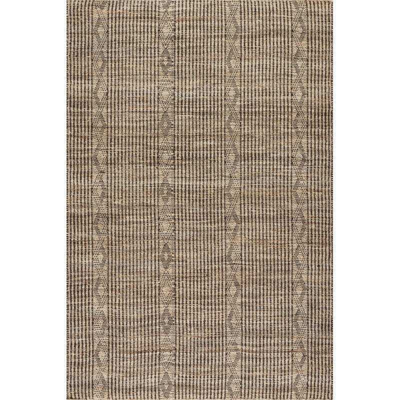 Cyris Trellis Handmade Jute Rug, Rectangle 5' x 8'