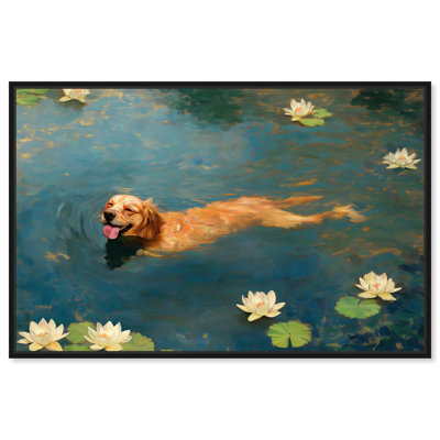«Pond Pup II», toile de Van Gogh par Art Remedy