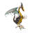 Onancock Dragons Weather Resistant Metal Solar LED Garden Statue