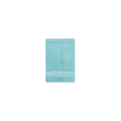 Serviette de bain turquoise en coton 27 po x 54 po Aqua