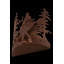 Rustic Lodge 1 - Light Flush Mounted Sconce