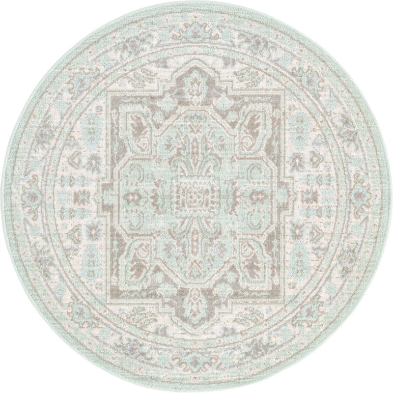 Marciel Oriental Indoor Rug, Round 3'3"