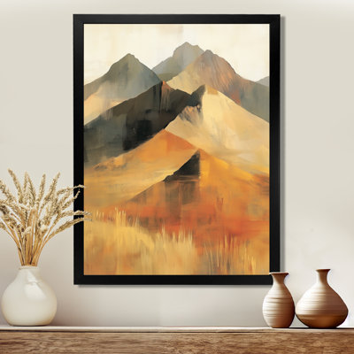Colors of Rainbow Mountain II - Alpine Picture Framed Wall Art