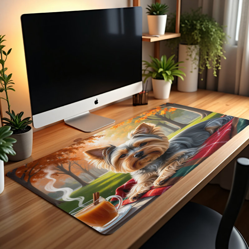 Polyester Desk Pad, 23.6x13.8