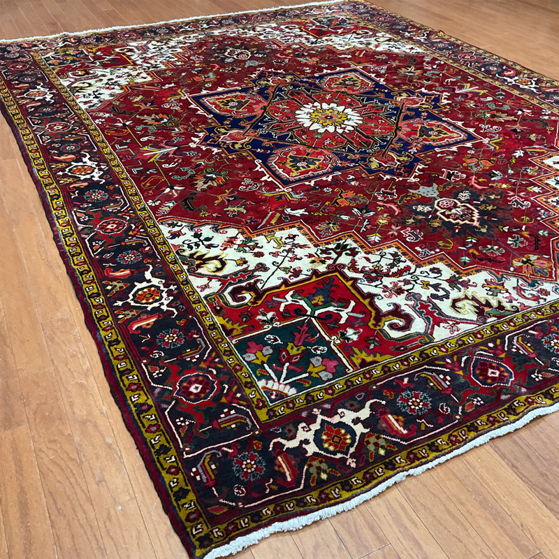 HERAT ORIENTAL Handmade Heriz Wool Rug