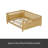 Queen Size Wood Platform Bed-1604155316