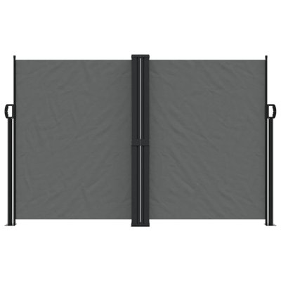 Auvent latéral rétractable Vidaxl anthracite