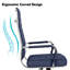 Chaise de bureau ergonomique pivotante en cuir Amaiia-1494999087