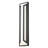 Banff 28 inch Sand Black 2 Light Outdoor Wall Light-1739301651
