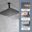 Rain Fixed Shower Head 2.5 GPM GPM-818704757
