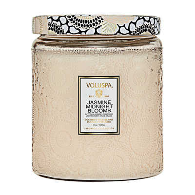 Jasmine Midnight Blooms Luxe Jar Candle