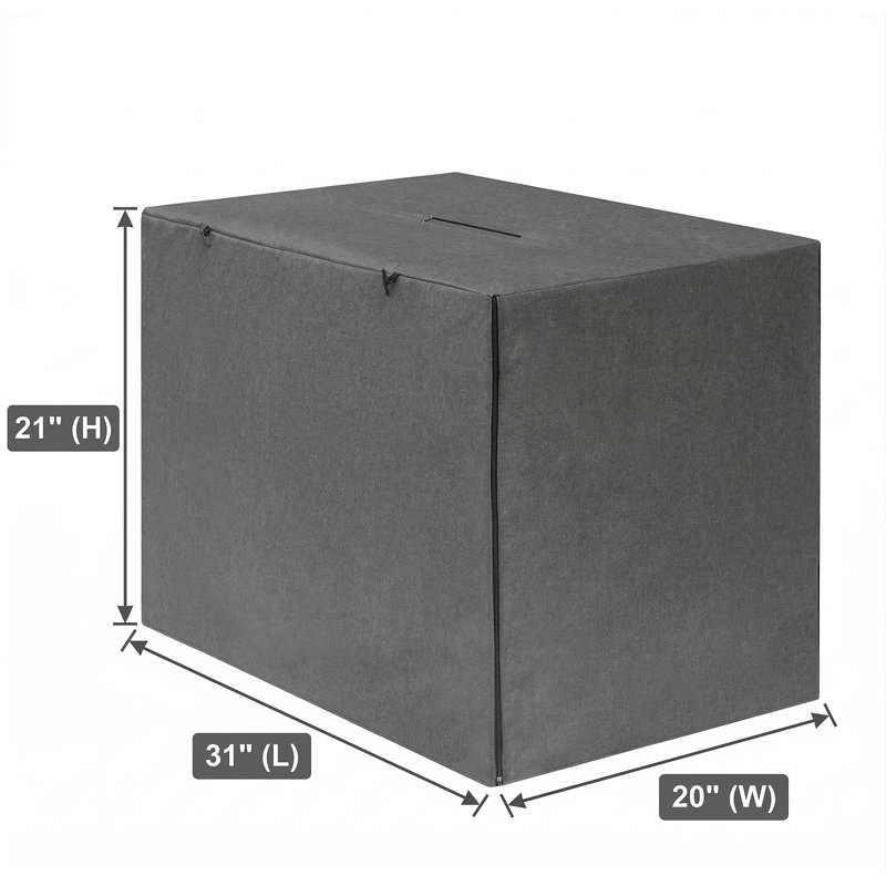 Cover for 30-Inch Dog Crate, Made from Durable Polyester, Suitable for Indoor Use, Fits Standard Wire Cages with One or Two Doors