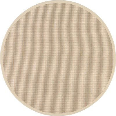 Tapis en jute et laine ivoire Patricia