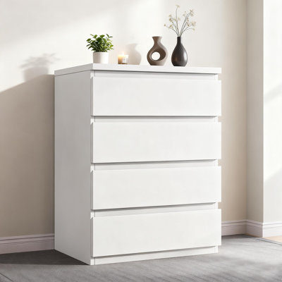 4-Drawer Vertical Dresser: Space-Saving Storage Cabinet For Home by Ebern Designs