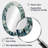 Blue And Green Bohemian Medley - Blue Bohemian Oval Wall Mirror-1170352880