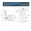 Toilette Upflush pour sous-sol