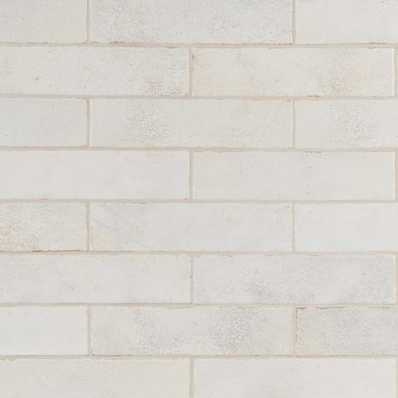 Kalay 3x12 Glossy Ceramic Subway Tile, White