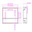 304 Stainless Steel Shower Niche