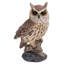 Statue longue hibou sur souches eared-44488702