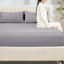 My Home Store Gylfi 300 Thread Count Egyptian-Quality Cotton Percale Fitted Sheet-773707577-773707521
