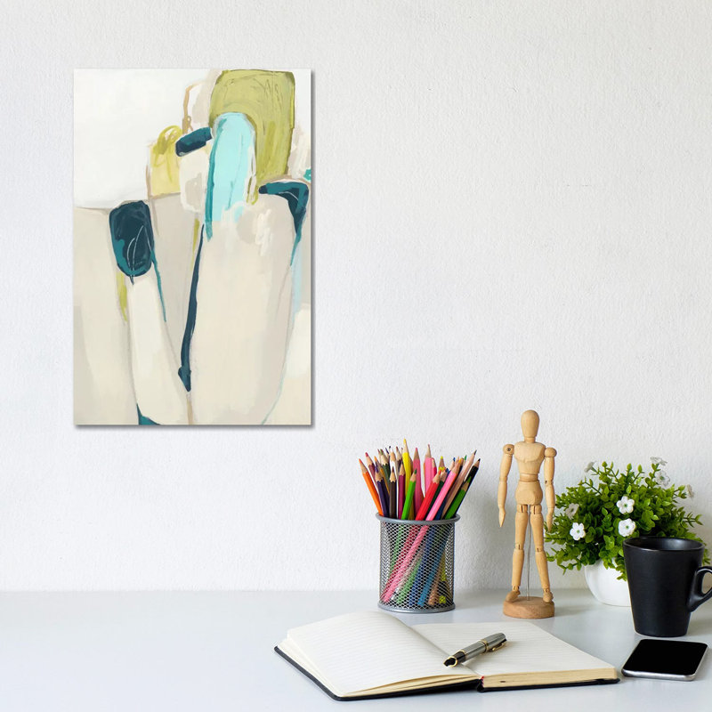 Process Transition I by June Erica Vess - Wrapped Canvas Painting, 20.32 cm H x 30.48 cm W