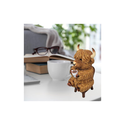 Figurine en résine rustique Highland