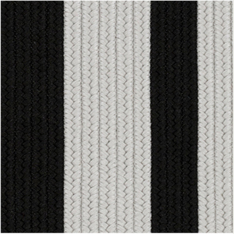 Tapis réversible intérieur / extérieur Wes - ombre noire, Rectangle 7 pi x 9 pi