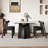 Simple Rectangular Rock Slab Dining Table Sets-107785697