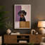 Alert Gaze Modern - Wrapped Canvas-182838043-182838041