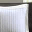 Courtepointe blanche 3 pièces pour lit double / grand lit - réversible avec rembourrage en coton, tissu en microfibre, pour un lit de chambre relaxant réversible, prolonge la durée de vie de la literie-120276127-120276134