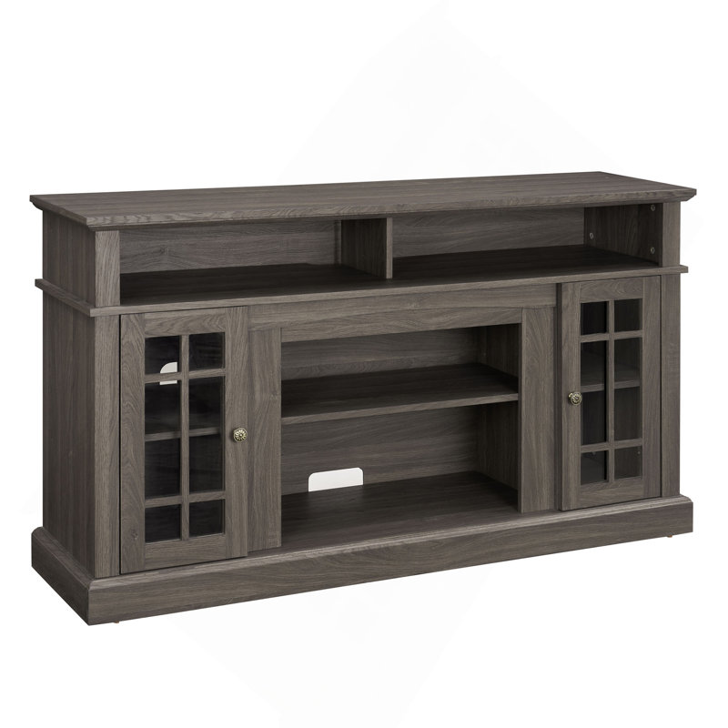 Meuble télé Classic Classic, Noir + noyer foncé, Mdf