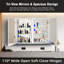 40'' W 29.5'' H Surface Mount Frameless Medicine Cabinet with Mirror and 4 Adjustable Shelves