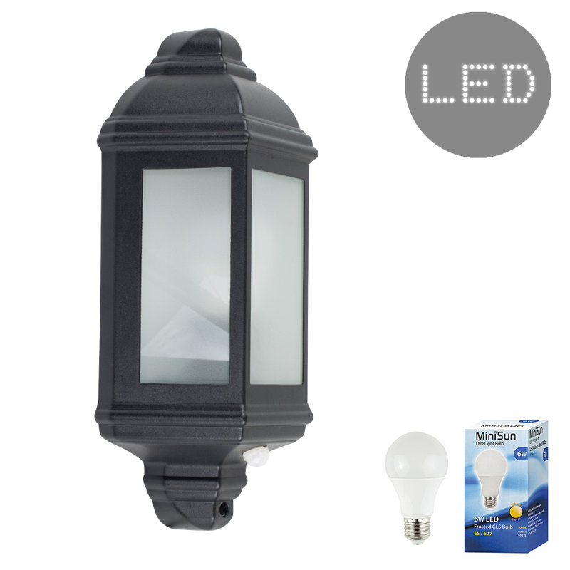 Mattie Black 37cm H Outdoor Wall Lantern