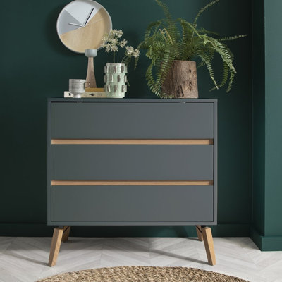 Tarbes 3 Drawer 80cm W Dresser