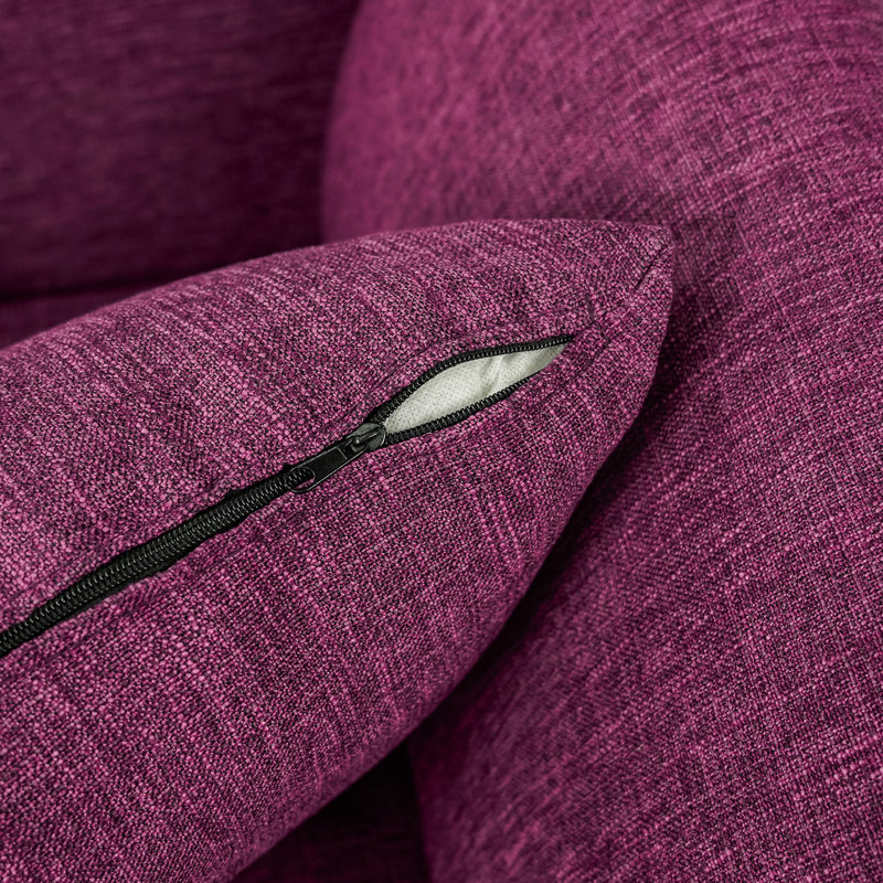 Chaise longue rembourrée Chanoa, Mauve