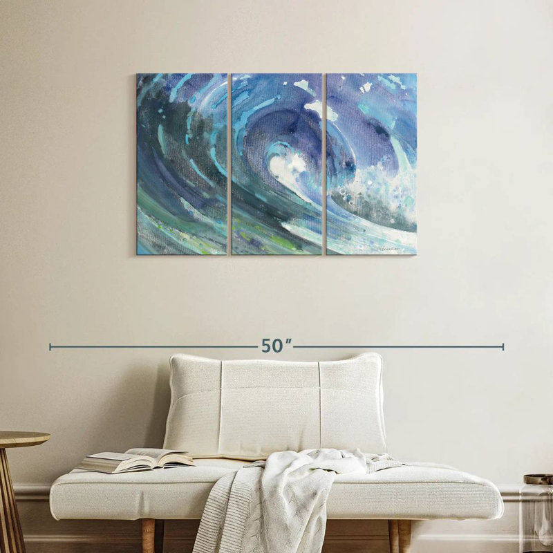 Senne Wave Curl, 28" H x 45" W
