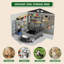 10 ft. W x 8 ft. D Outdoor Metal Tool Storage Shed with Led Light & Air Vents-121438526