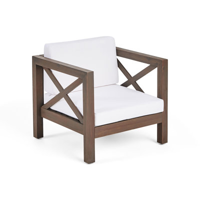 Fauteuil club, style Mid-Century, bois, gris et eau blanche - chapeau de qualité moderne, robe de chambre