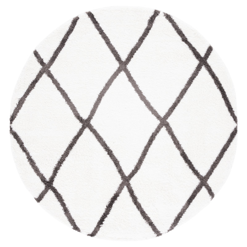 Natoshia Performance Geometric Rug, Round 7'