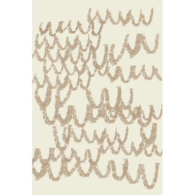 Scalloped II by Jennifer Goldberger - Wrapped Canvas Painting