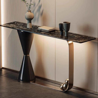 Console en métal de style italien