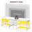Modern Tv Stand With Led Lighting, 2 Fabric Drawers & Media Niches, 55 Or 63 Inch-1061099419-1061099417
