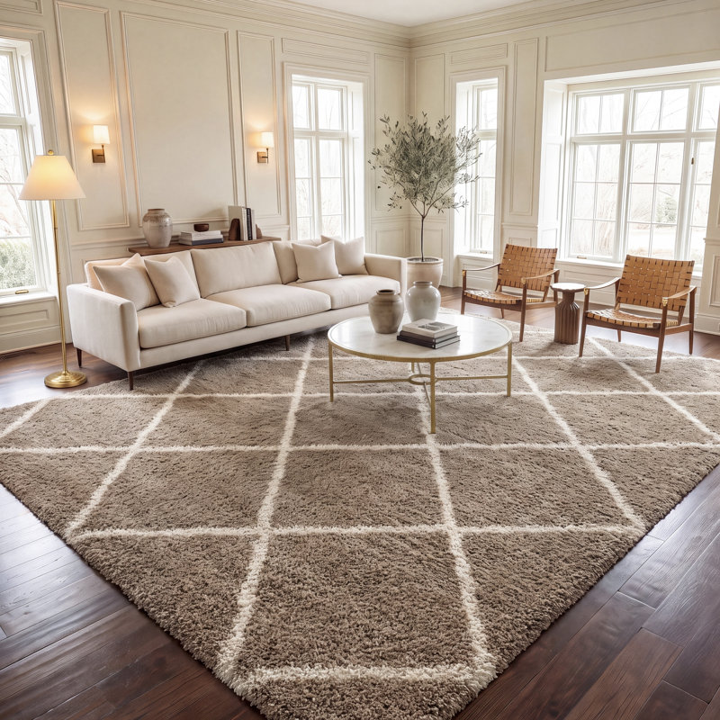 Tapis à poil long Hampstead, Rectangle 10 pi x 14 pi